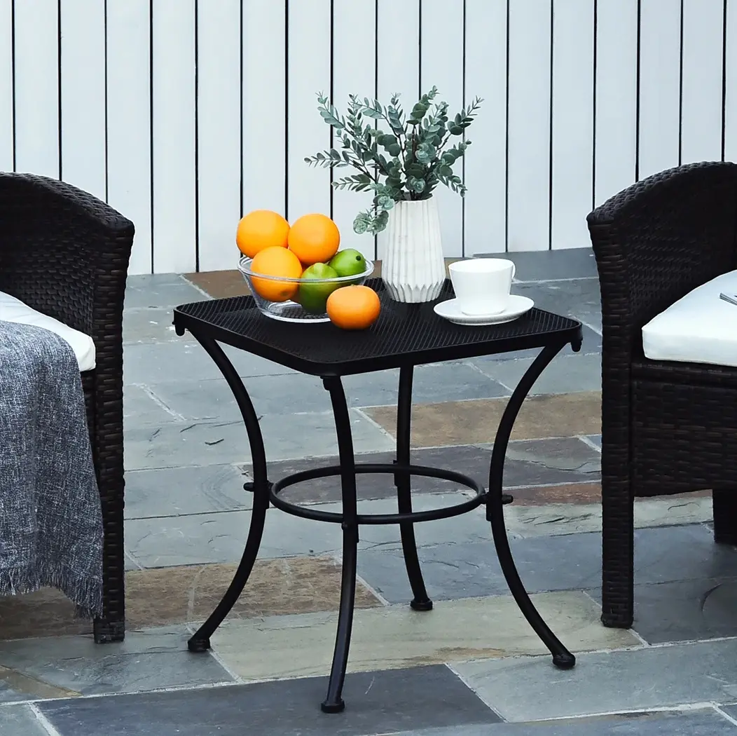 Садовый журнальный столик Outsunny 84B-341 (Black)