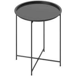 Садовый журнальный столик Outsunny 84G-698V00BK (Black) Thumb