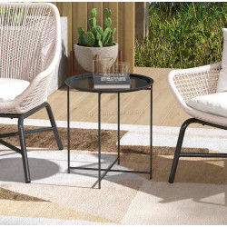 Садовый журнальный столик Outsunny 84G-698V00BK (Black)