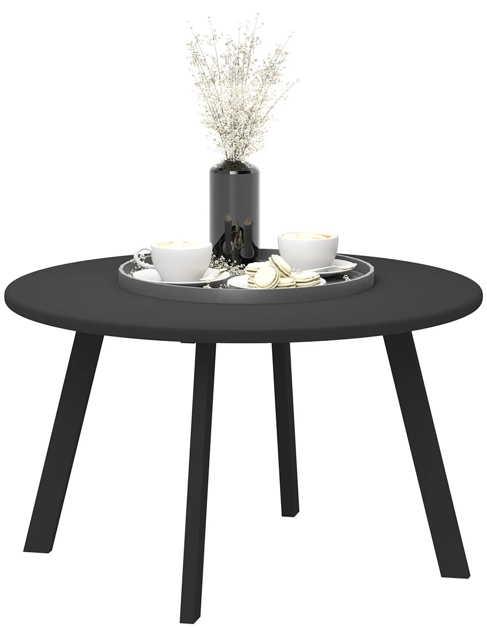 Садовый журнальный столик Outsunny 84G-753V00BK (Black) - 3