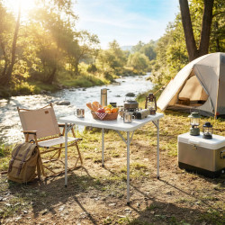Стол кемпинговый Outsunny A20-527V00WT (White)