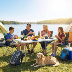 Стол кемпинговый Outsunny A20-528V00WT (White) Thumb
