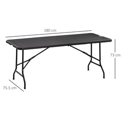 Masa Outsunny 84G-004V00CG (Dark Grey) Thumb