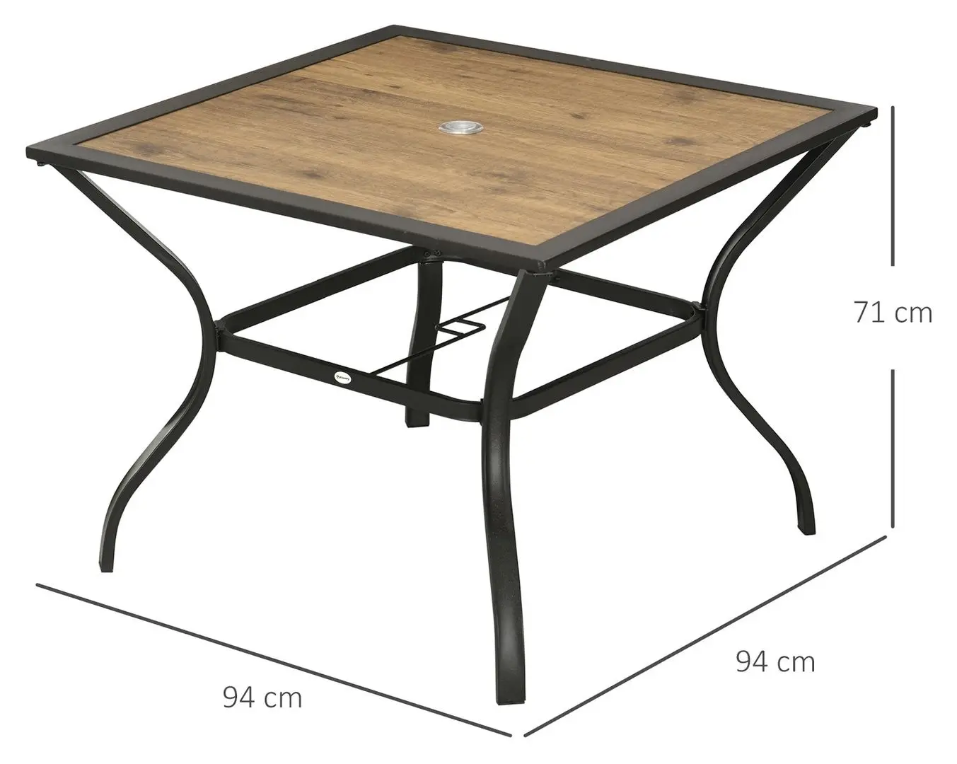 Masa Outsunny 84G-009V00BN (Brown)