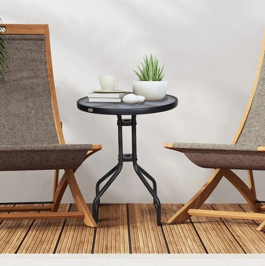 Стол садовый Outsunny 84B-147 (Black)