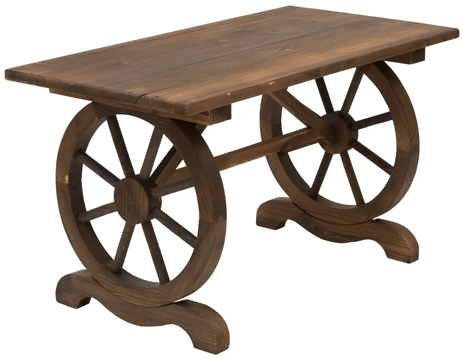 Masa Outsunny 84B-361 (Carbonized Wood) - 3