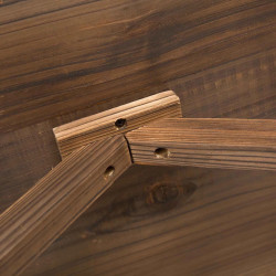 Masa Outsunny 84B-361 (Carbonized Wood) Thumb