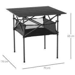 Стол садовый Outsunny 84B-567 (Black) Thumb