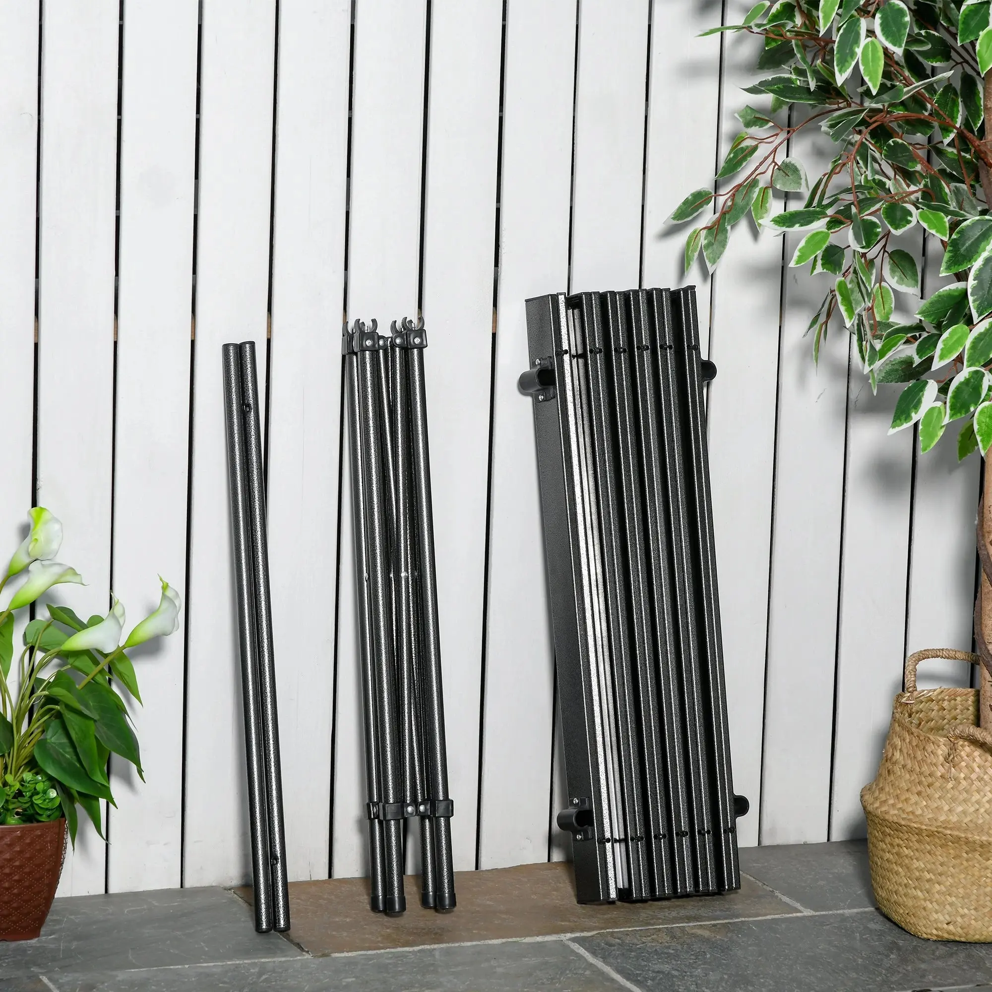 Стол садовый Outsunny 84B-567 (Black) - 6