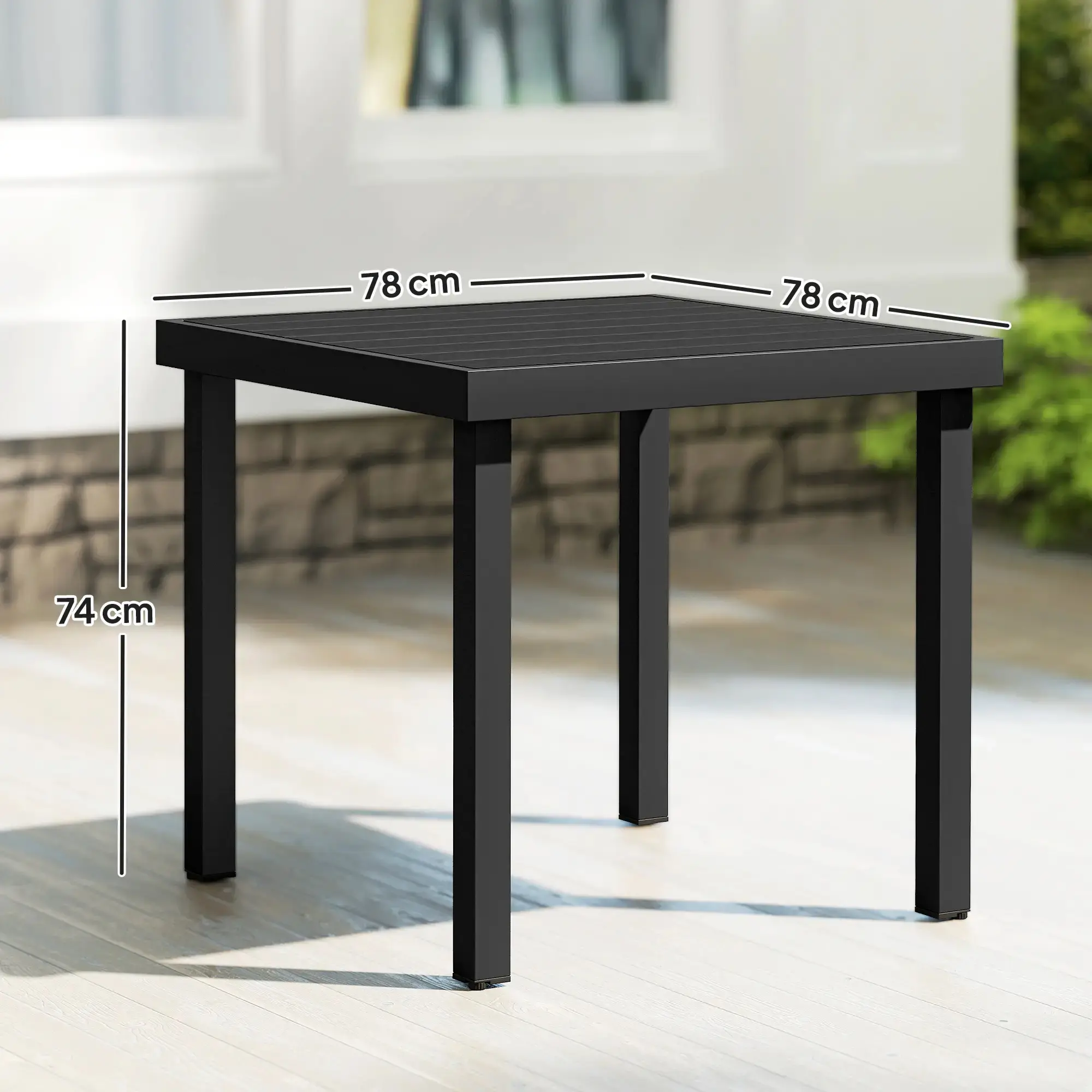 Masa de gradina Outsunny 84B-918BK (Black) - 5