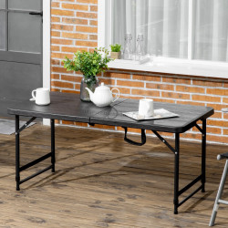 Стол садовый Outsunny 84G-005V00CG (Dark Grey)
