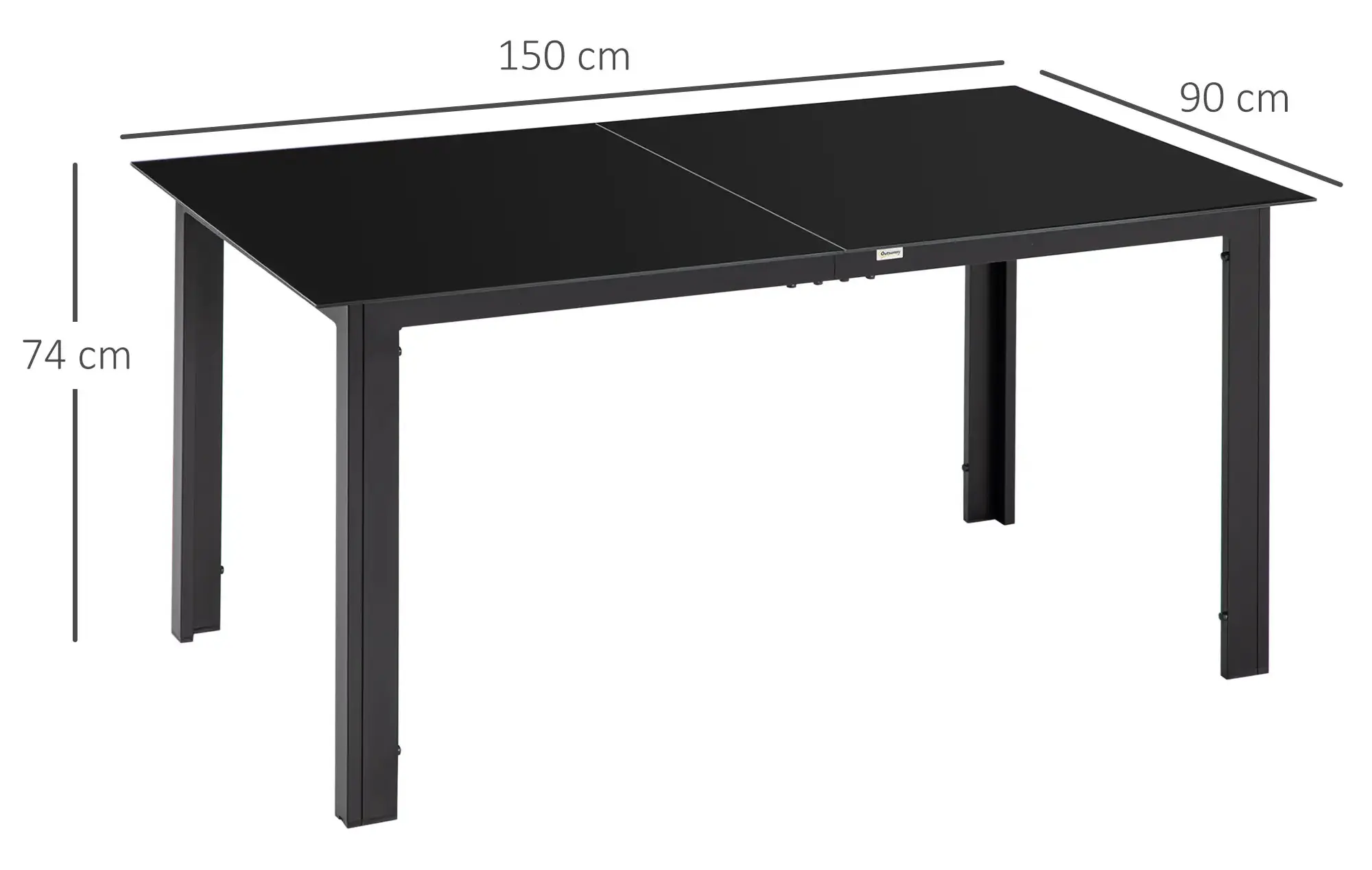 Masa de gradina Outsunny 84G-097V00BK (Black) - 4