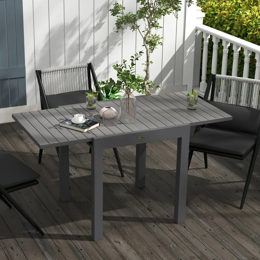 Стол садовый Outsunny 84G-368V00GY (Grey)