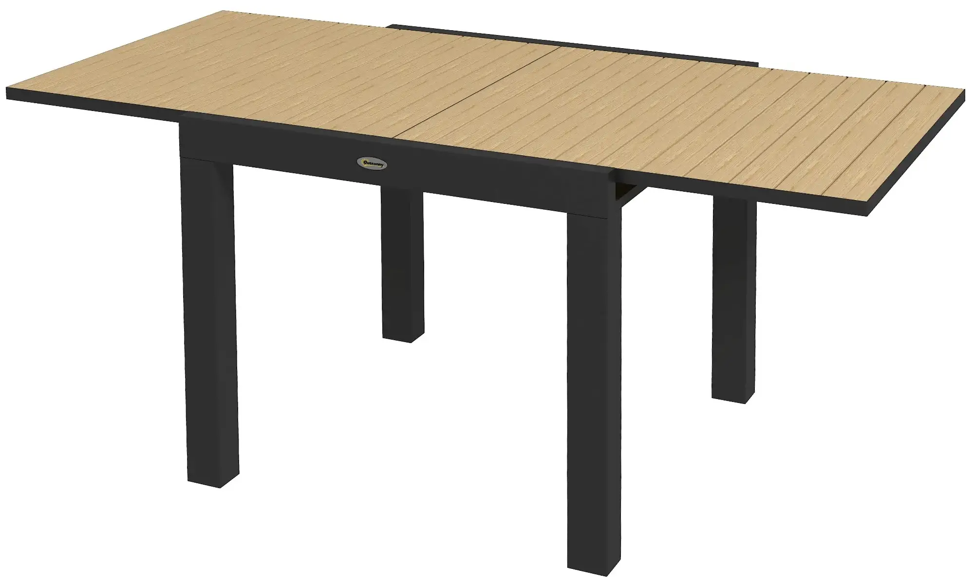 Masa de gradina Outsunny 84G-368V00YL (Natural/Black) - 2