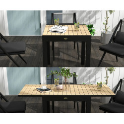 Masa de gradina Outsunny 84G-368V00YL (Natural/Black) Thumb