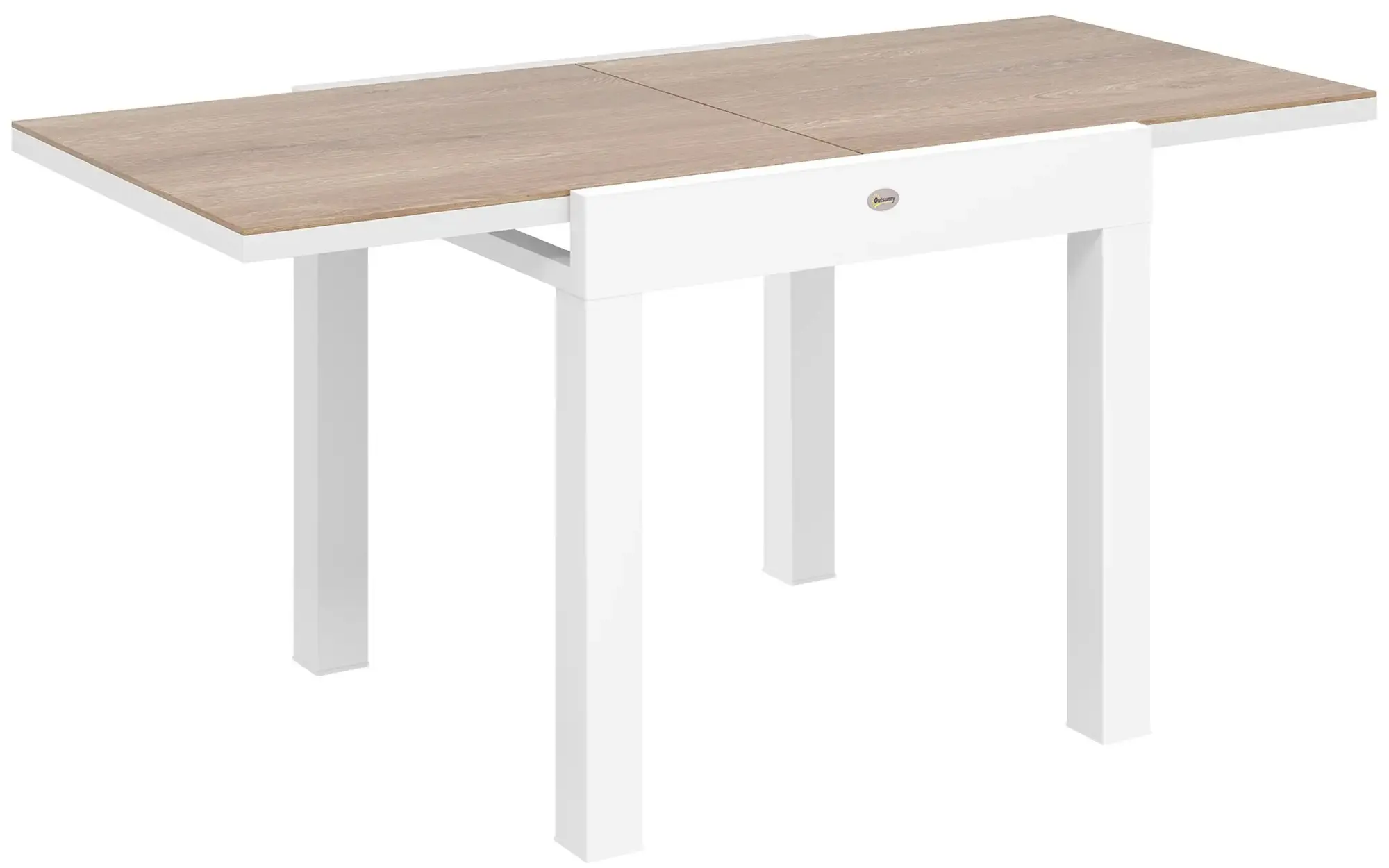 Masa de gradina Outsunny 84G-816V00WT (Natural/White) - 2