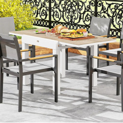 Masa de gradina Outsunny 84G-816V00WT (Natural/White) Thumb