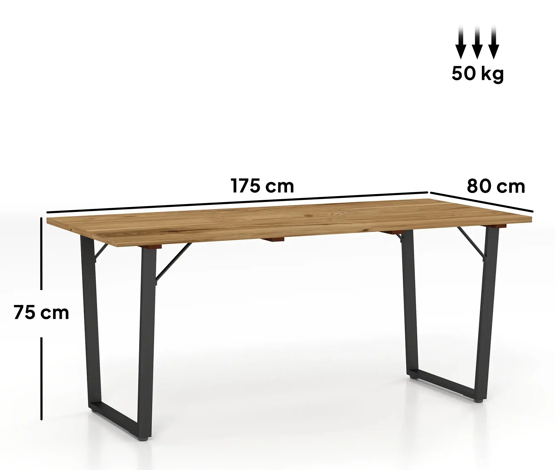 Masa de gradina Outsunny 84G-817V00BN (Brown/Black) - 4