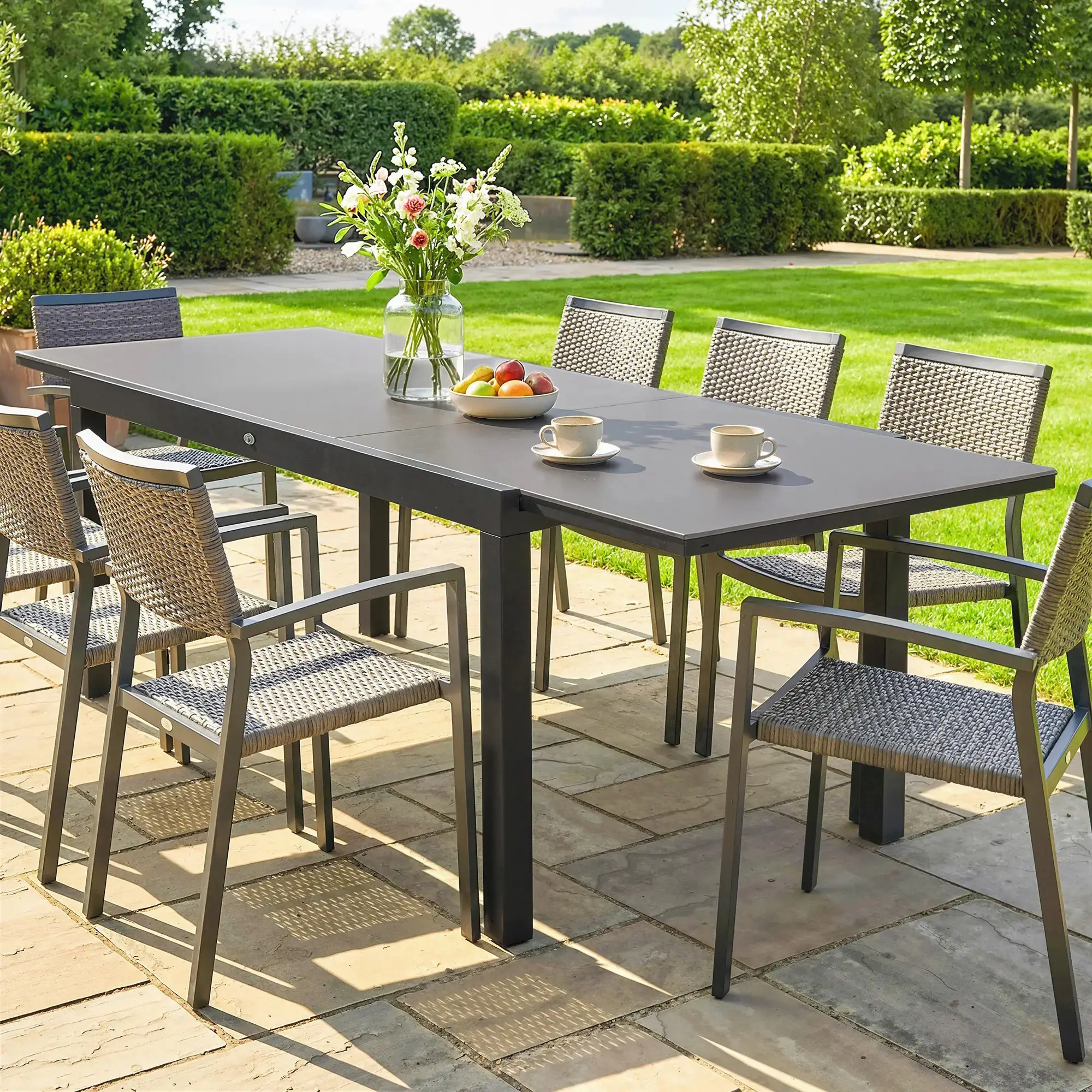 Masa de gradina Outsunny 84K-102V00BK (Black) - 6