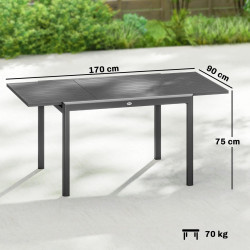 Masa de gradina Outsunny 84K-103V00CG (Grey) Thumb