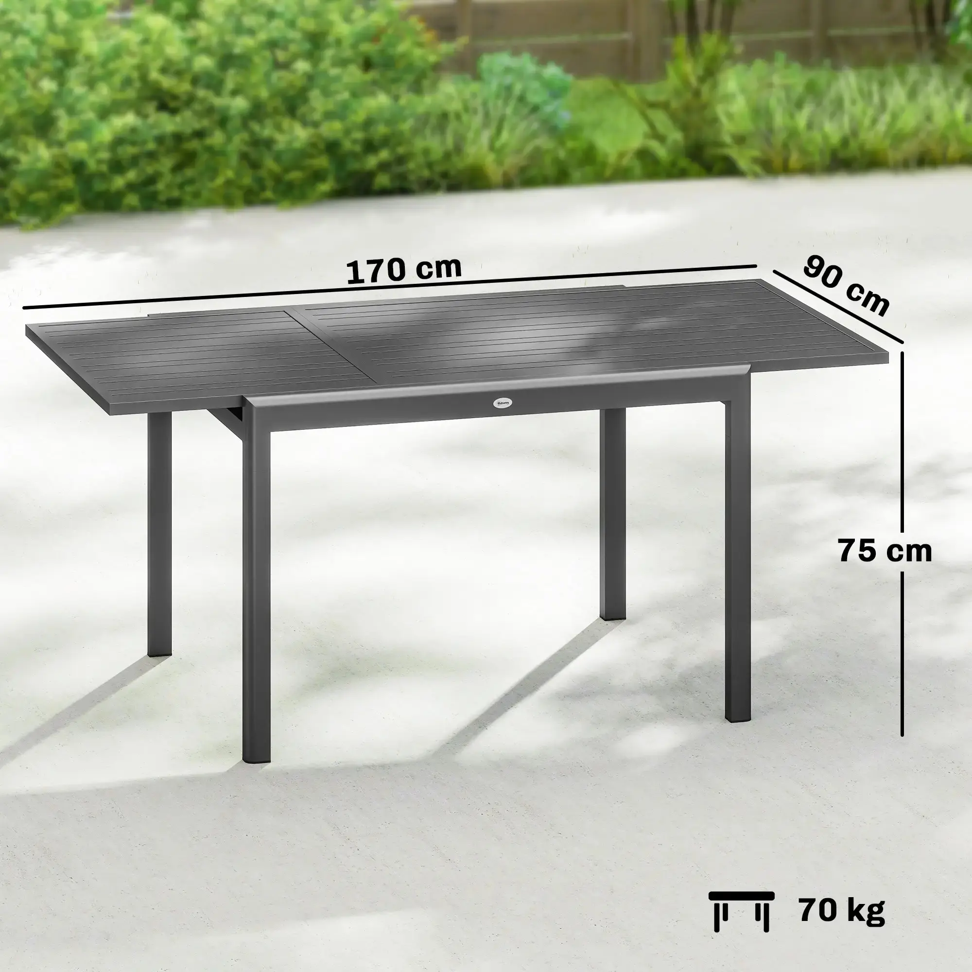 Masa de gradina Outsunny 84K-103V00CG (Grey) - 5