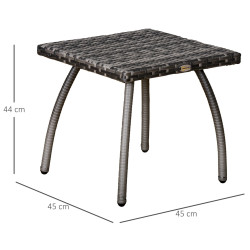 Журнальный столик Outsunny 867-084V01GY (Grey) Thumb