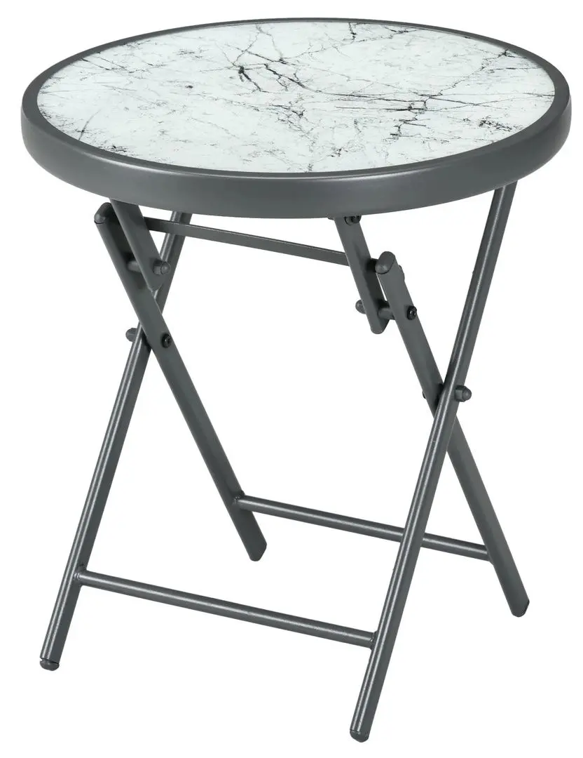 Masa pliabila Outsunny 84G-260V02CG (Dark Grey/White)