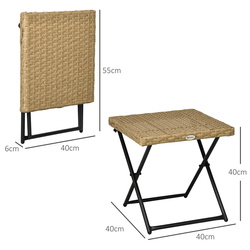 Стол складной Outsunny 867-034V00ND (Light Brown) Thumb