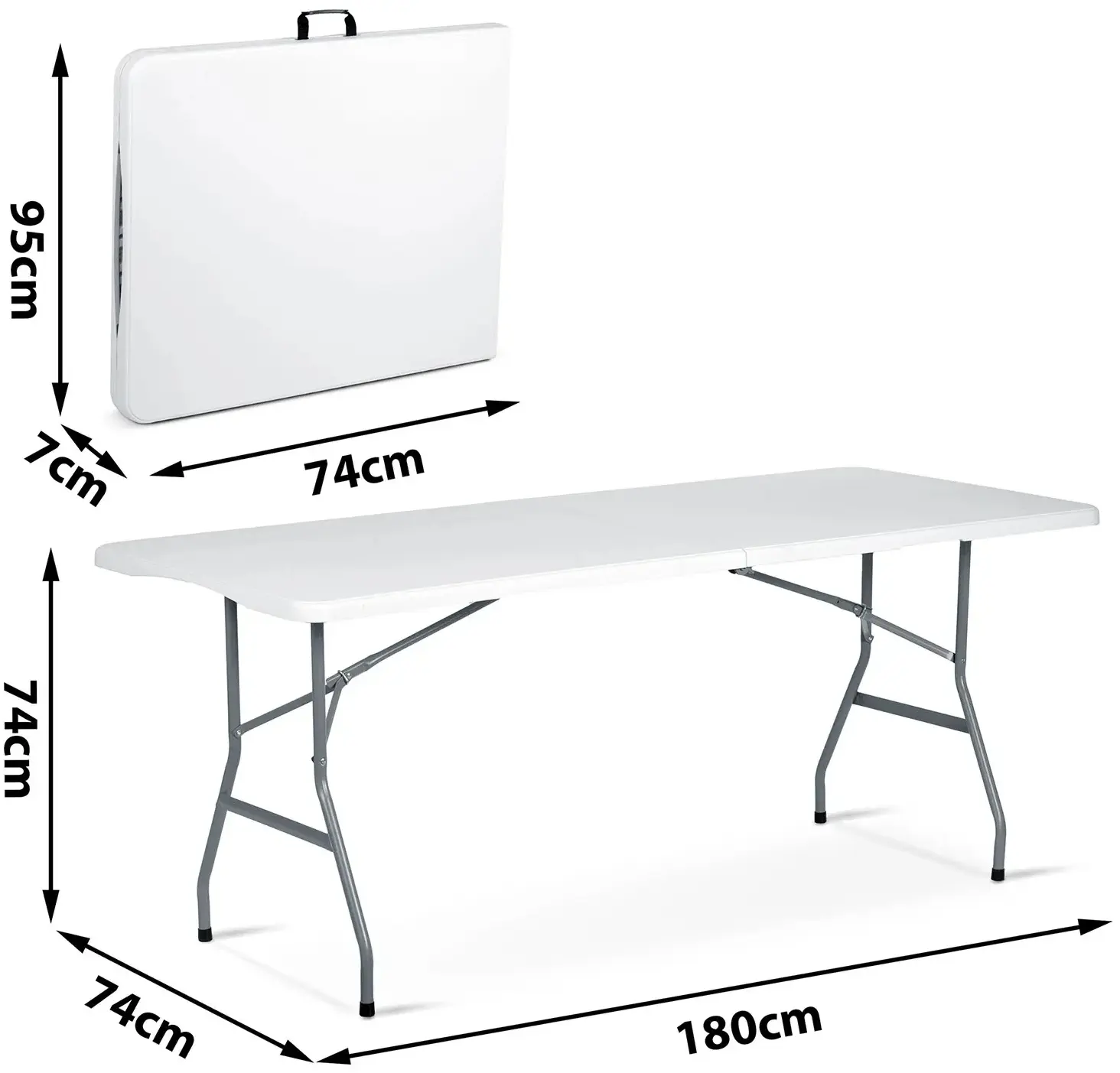 Masa Plonos 440000 (White/Grey) - 3