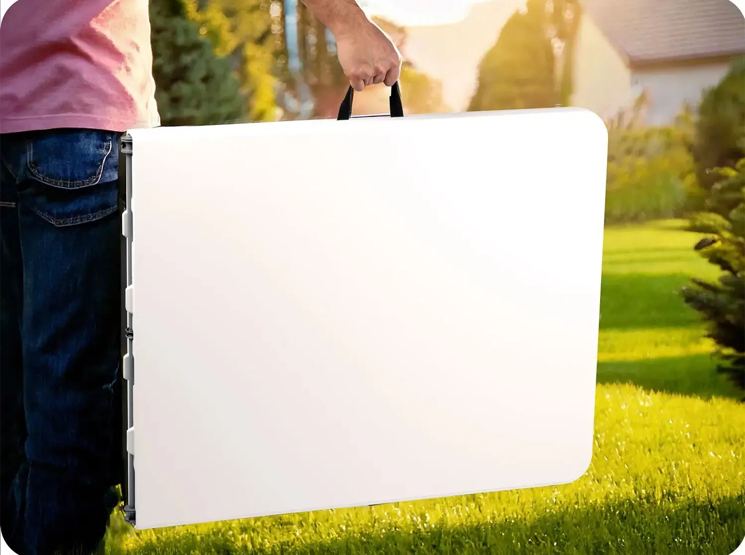 Masa Plonos 440000 (White/Grey) - 9