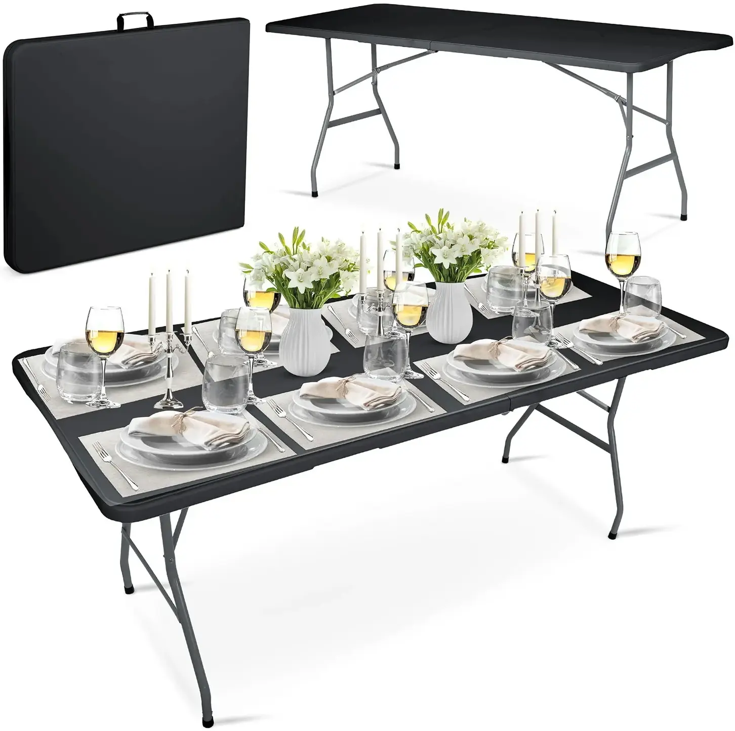 Стол складной Plonos 440001 (Black) - 5