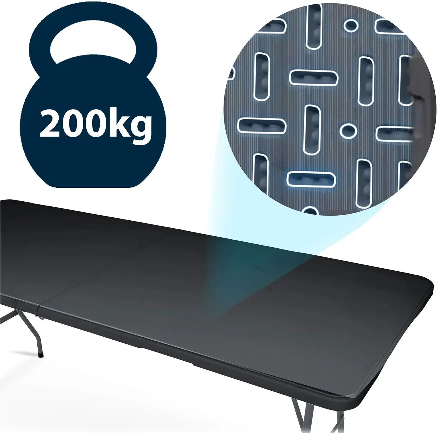 Стол складной Plonos 440001 (Black) - 7