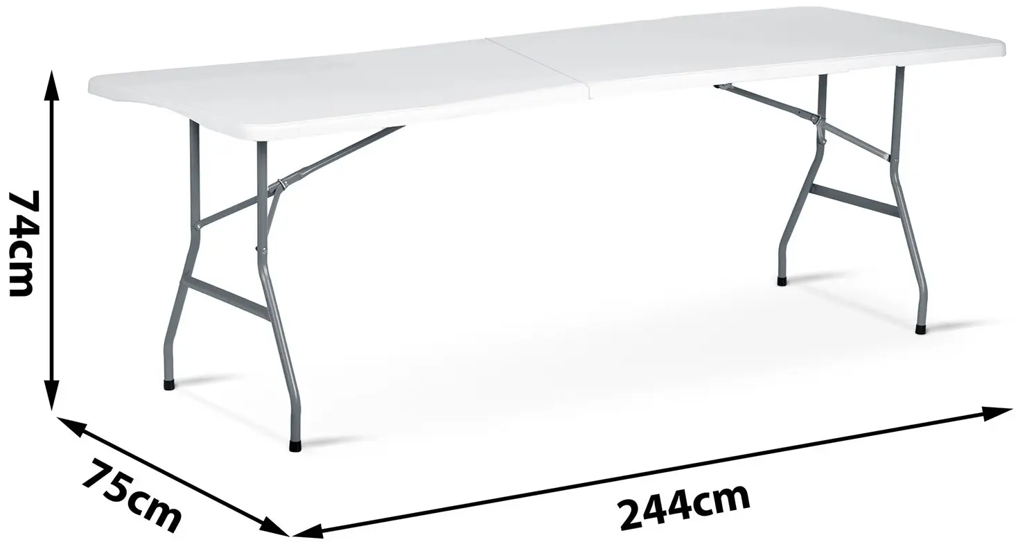 Стол складной Plonos 440100 244cm (White) - 7