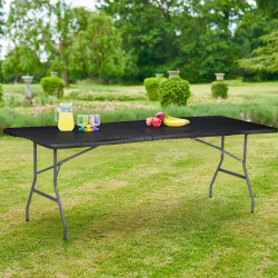 Стол складной Plonos 440101 244cm (Black)