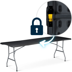 Masa pliabila Plonos 440101 244cm (Black) Thumb