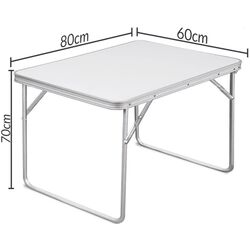 Masa pliabila Procart GAMC016 (White/Grey) Thumb