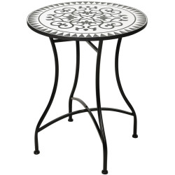 Стол Progarden Bistro Mozaic 55309 (White/Black) Thumb