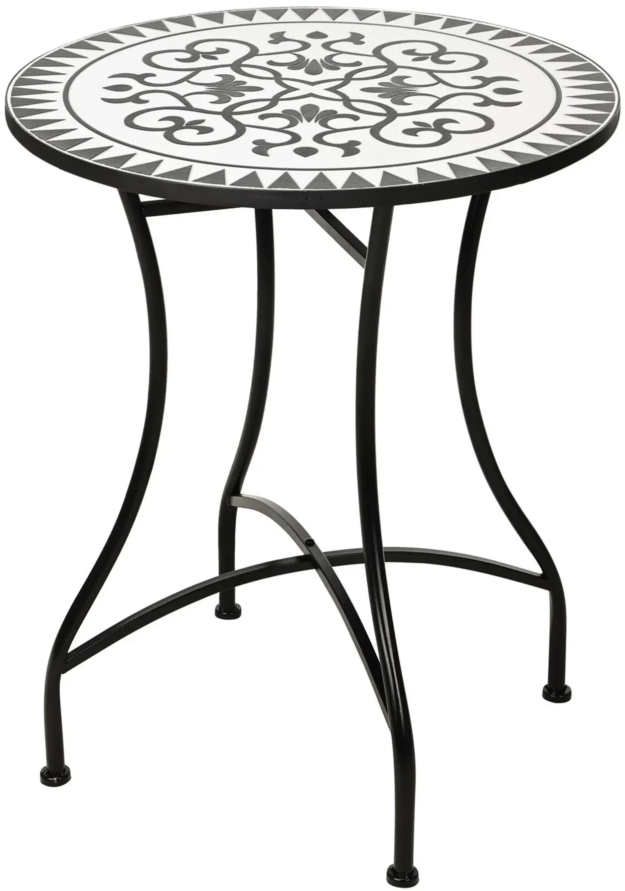 Стол Progarden Bistro Mozaic 55309 (White/Black) - 2