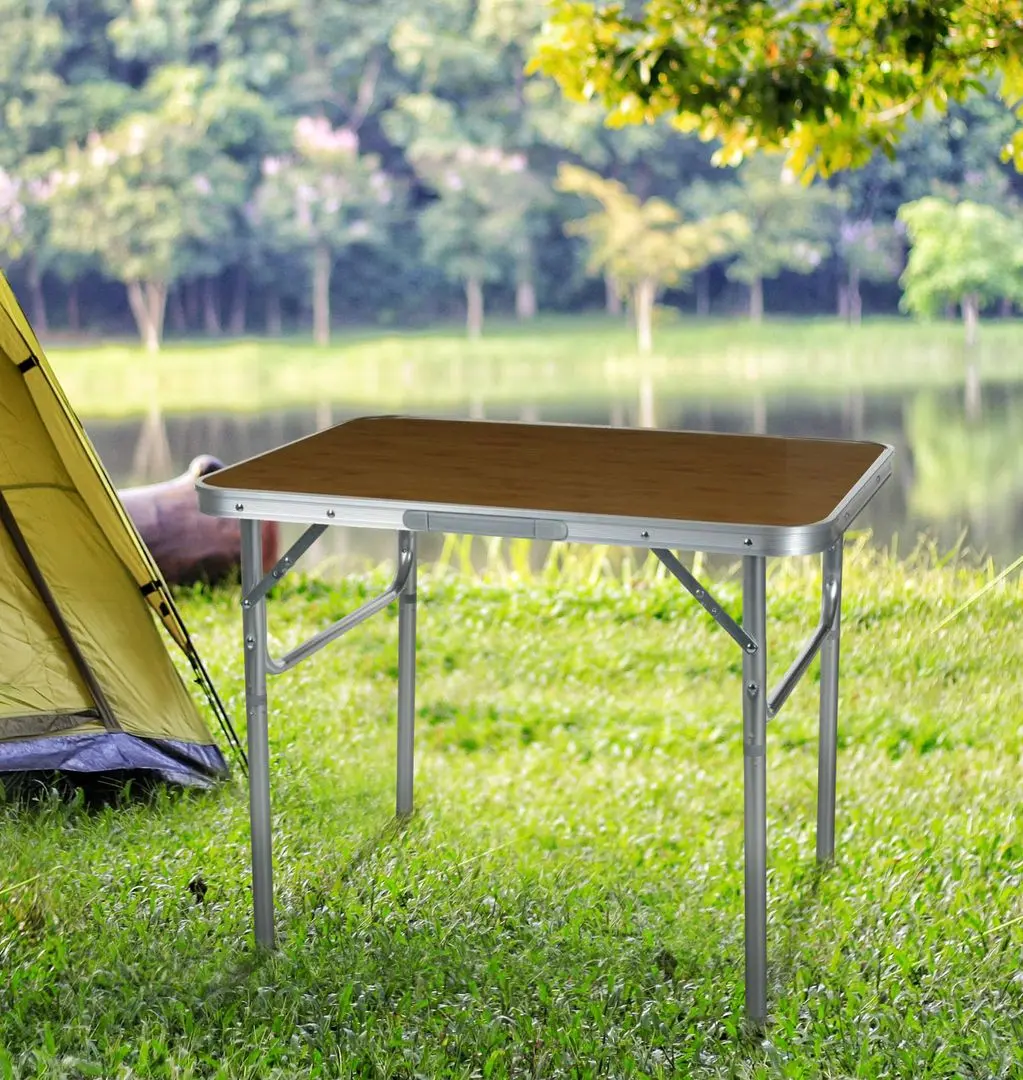 Стол складной Redcliffs 494502 (Grey/Natural)