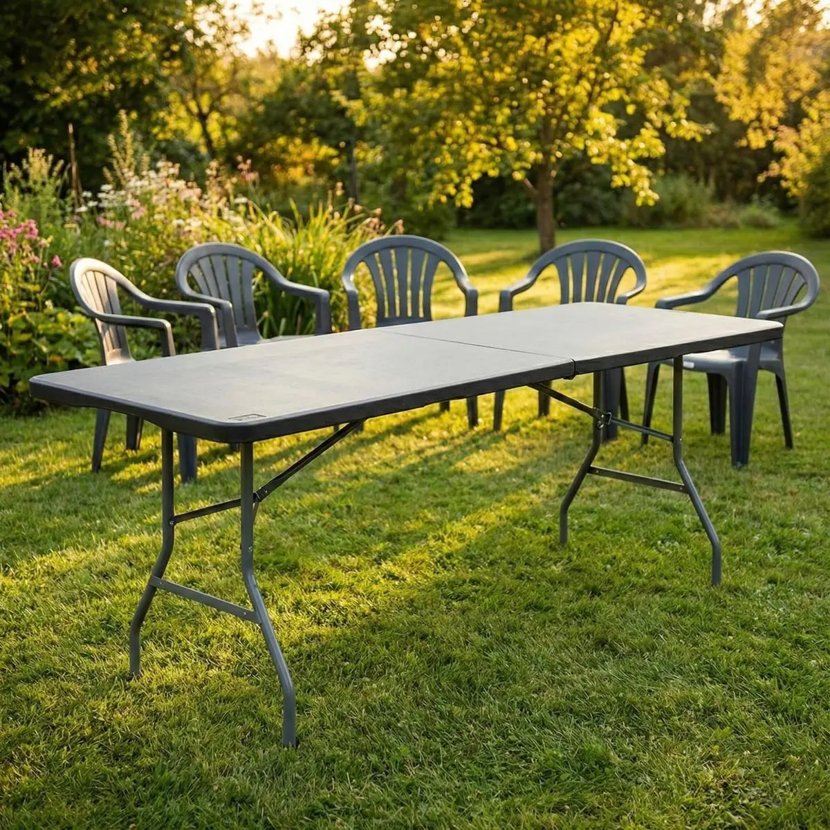Masa pliabila Saska Garden 1075273 (Black) - 5