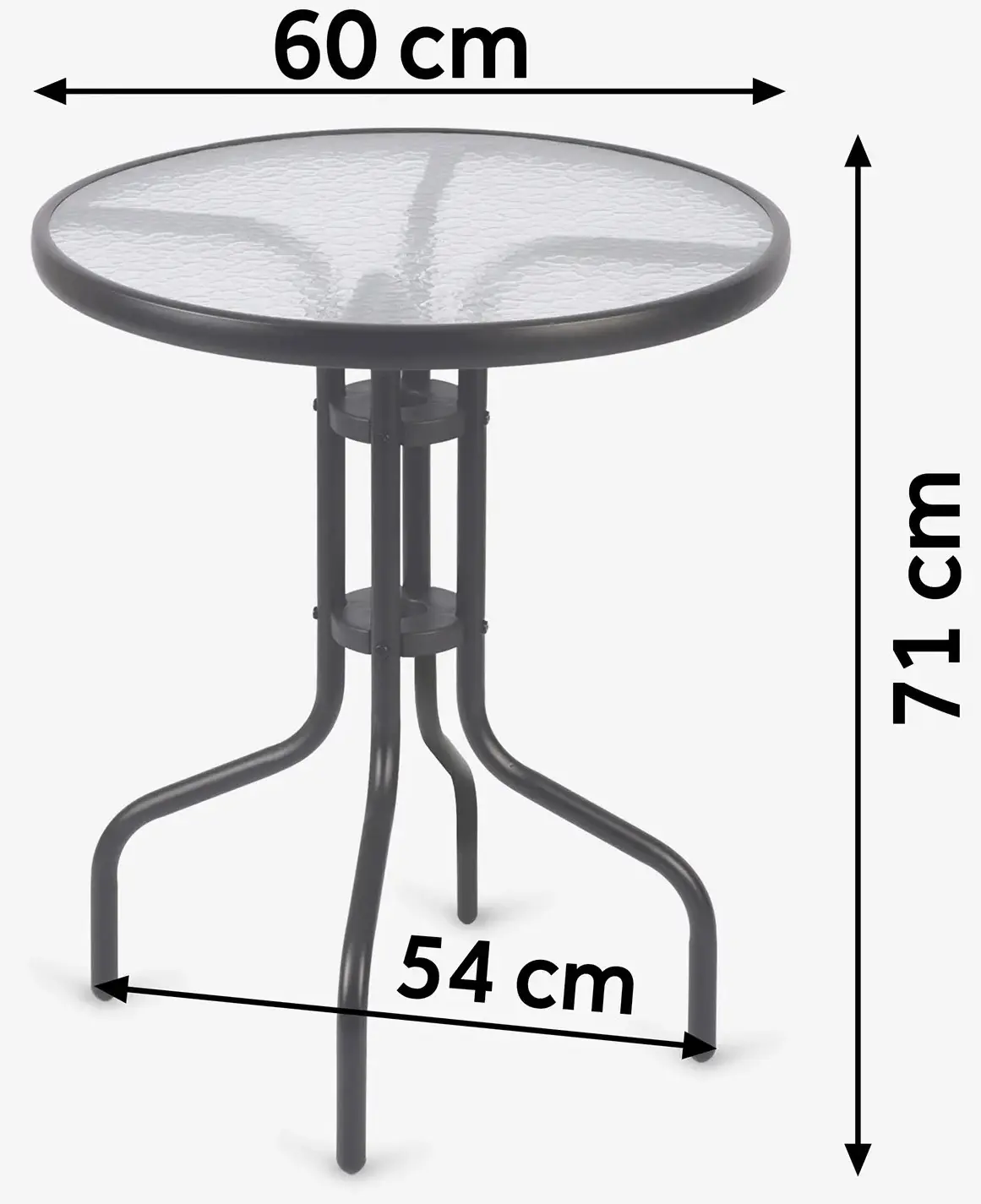 Masa Sofotel SO-981 298100 (Black/Transparent) - 3