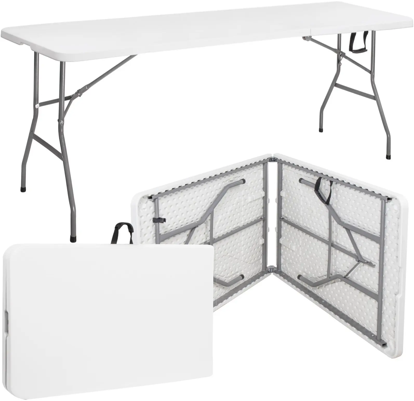 Masa pliabila Springos Raut GF0050 (White) - 4
