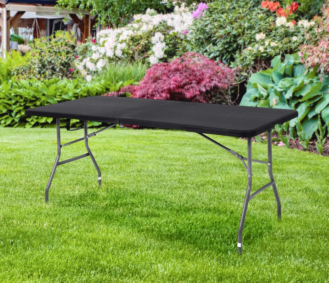 Masa pliabila Springos Raut GF0056 (Black)