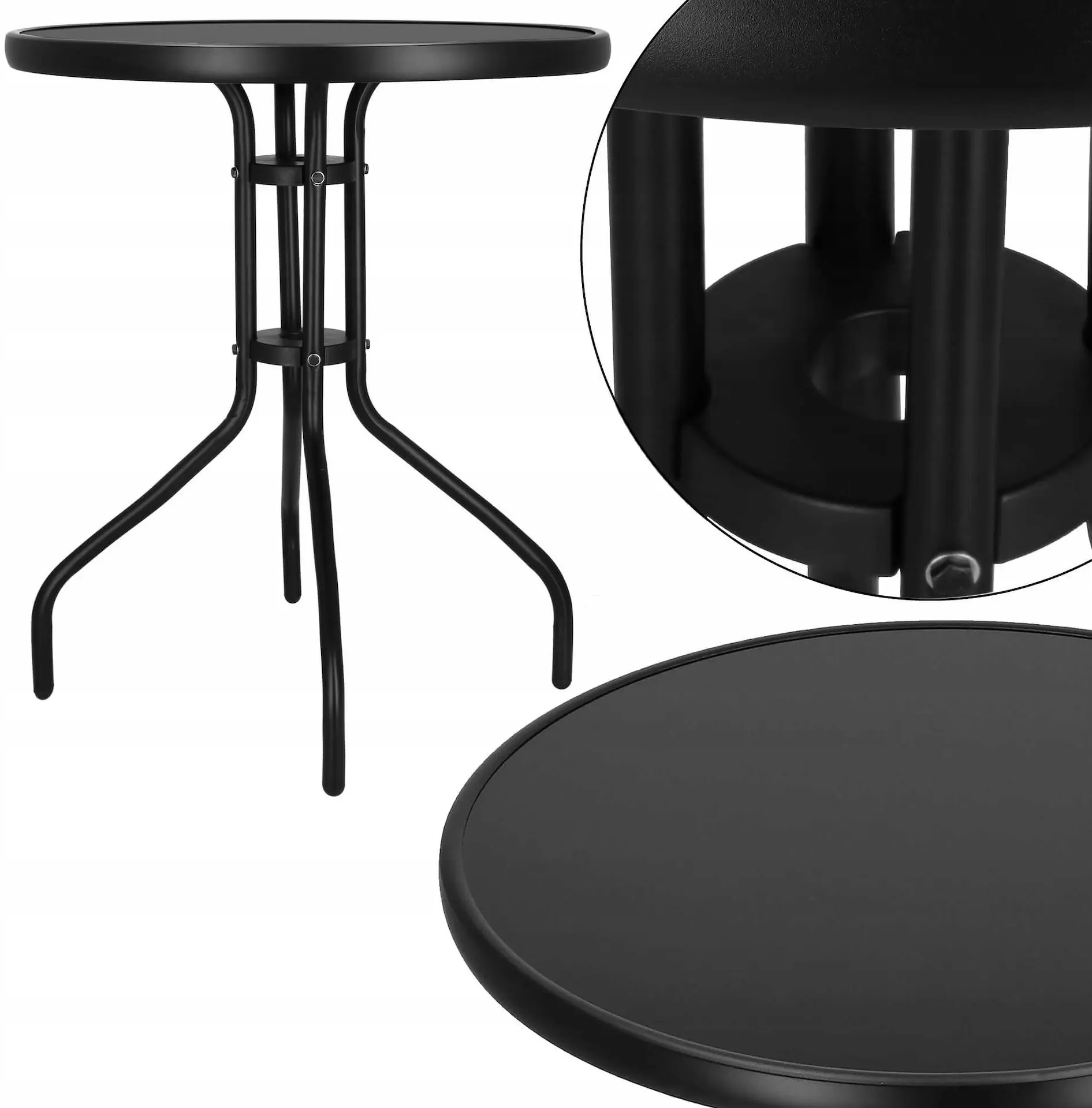 Masa Springos Bistro GF0082 (Black) - 6