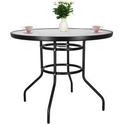 Стол Springos Bistro GF1021 (Black) Thumb