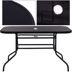 Стол Springos Toscana GF0081 (Black) Thumb