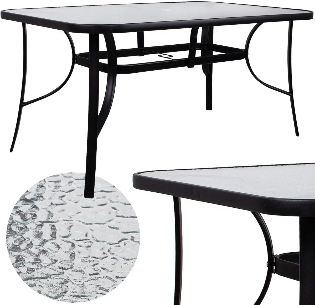 Стол Springos Toscana GF1014 (Black) - 3