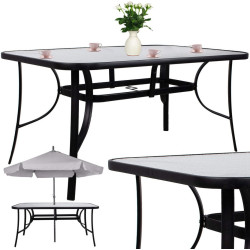 Стол Springos Toscana GF1014 (Black) Thumb