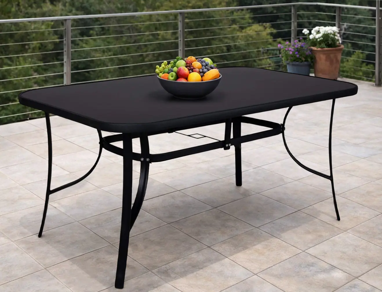 Стол Springos Toscana GF1038 (Black)