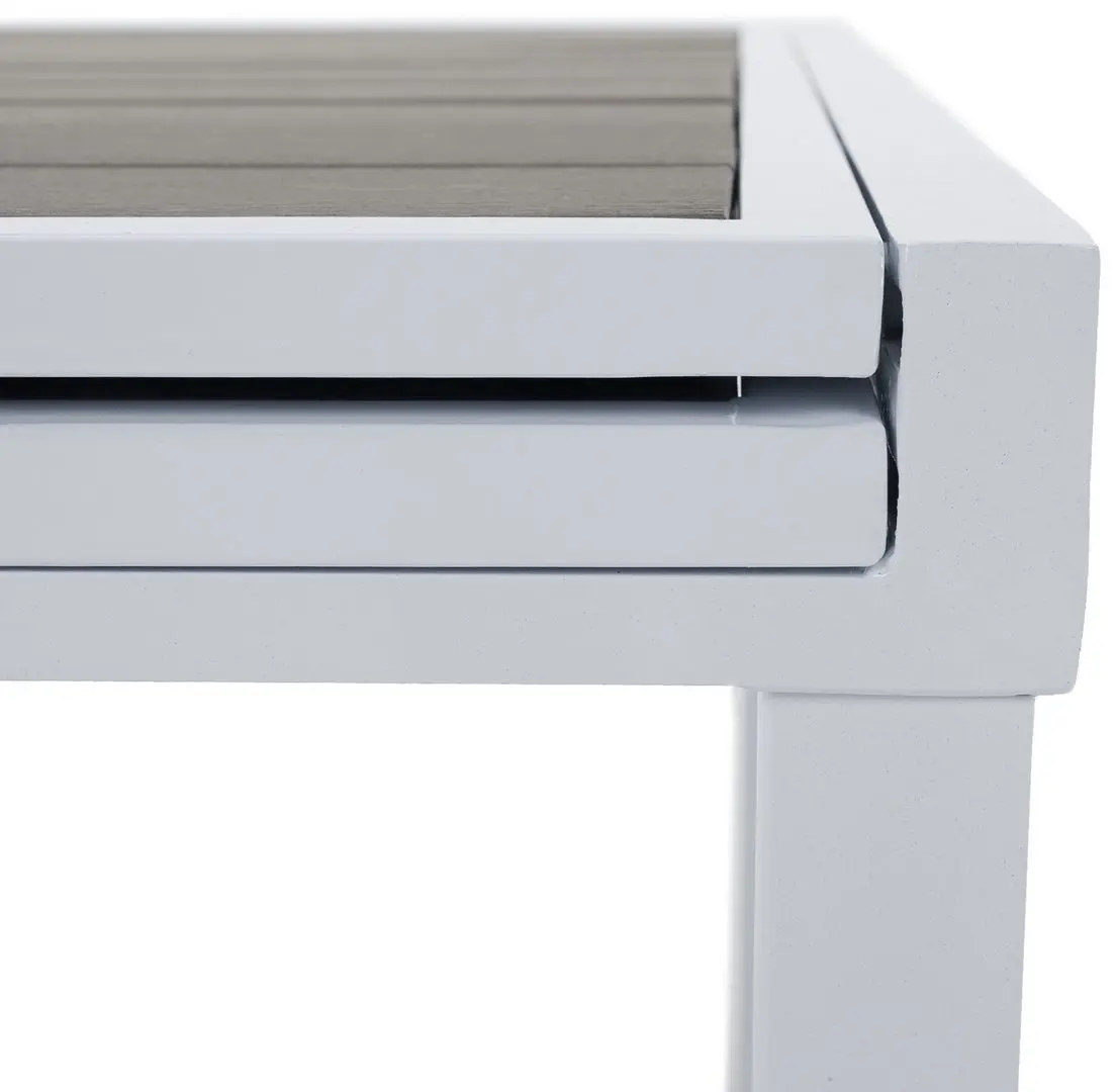 Masa extensibila Tempo Kondela Dorio 75x100/200 (White/Grey)